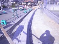 市道羽立河原線地先道路整備工事